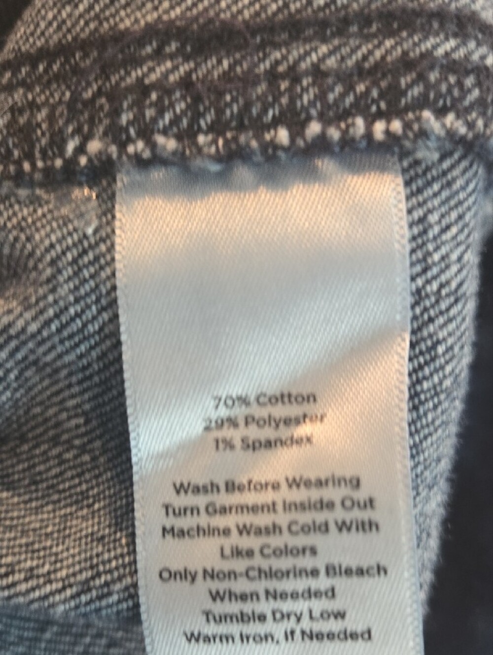 Talbots Women's Dark Indigo Straight-Leg Jeans - Picture 9 of 9